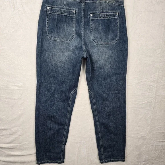 Anthropologie Blue Cropped Jeans - Picture 11 of 14